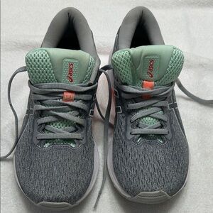 Asics Gray and Mint Green Sneakers